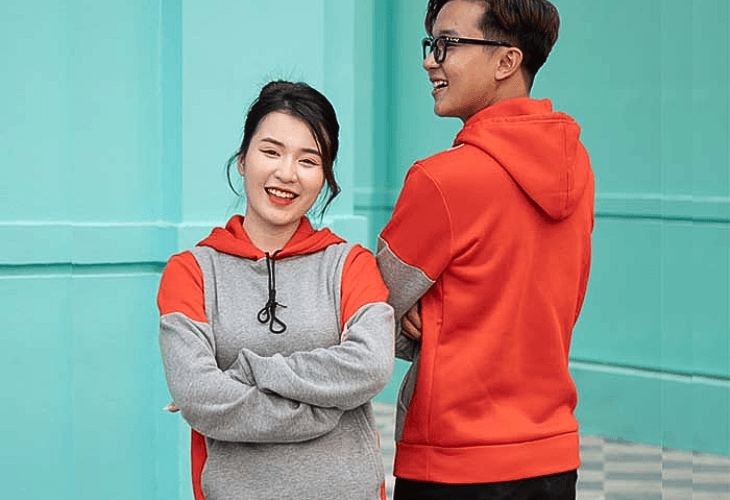 Áo khoác Hoddie đồng phục phù hợp với các công ty trẻ