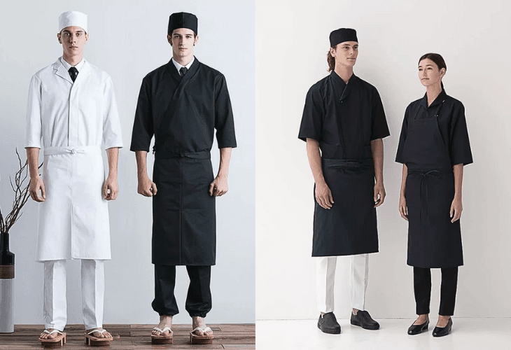 Quần đồng phục bếp cần rộng rãi hoặc vừa vặn để không cản trở di chuyển