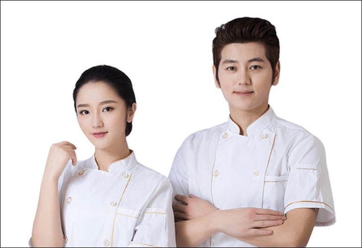 Áo đồng phục bếp cần phải thoáng mát và thấm hút mồ hôi tốt