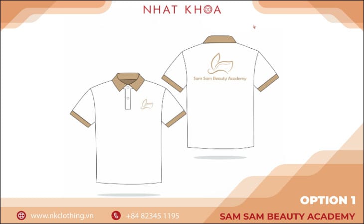 Mẫu áo đồng phục spa mô phỏng của Nhất Khoa