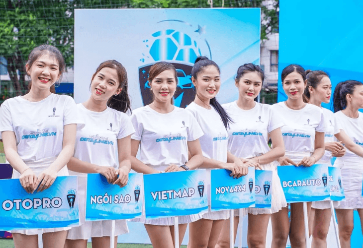 Áo đồng phục PG cổ tròn trẻ trung, năng động