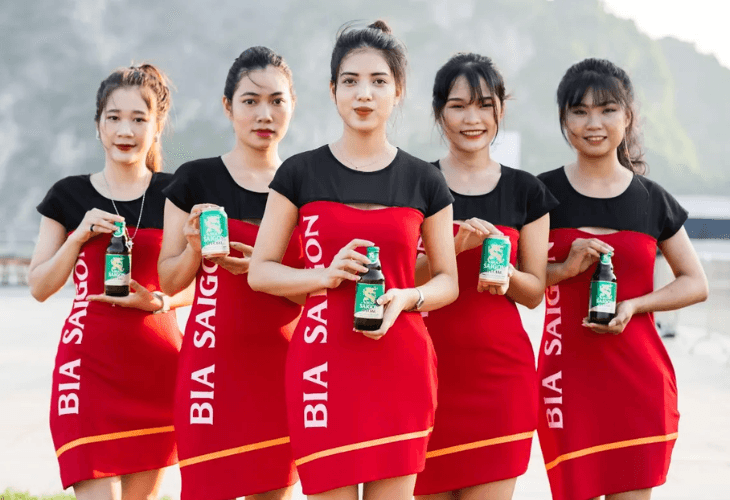 Áo đồng phục PG đầm liền quý phái, quyến rũ