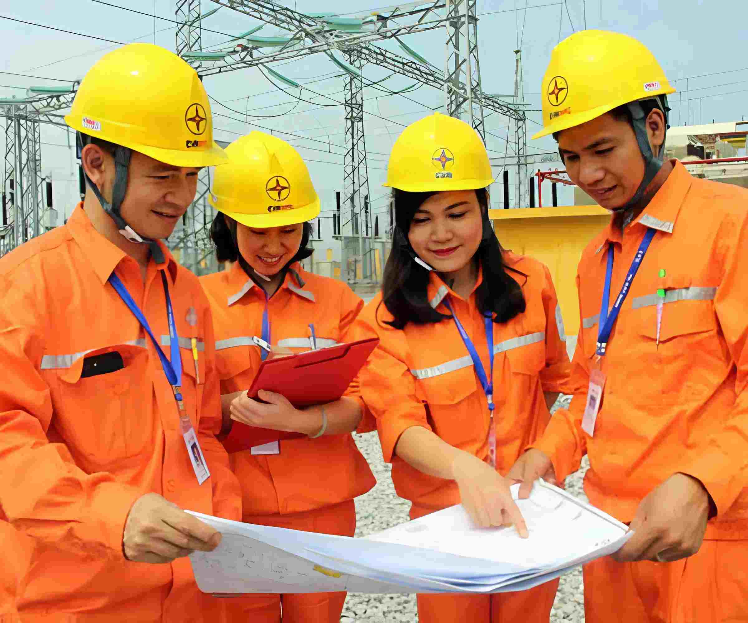 Đồng phục EVN sử dụng chất liệu chuyên dụng