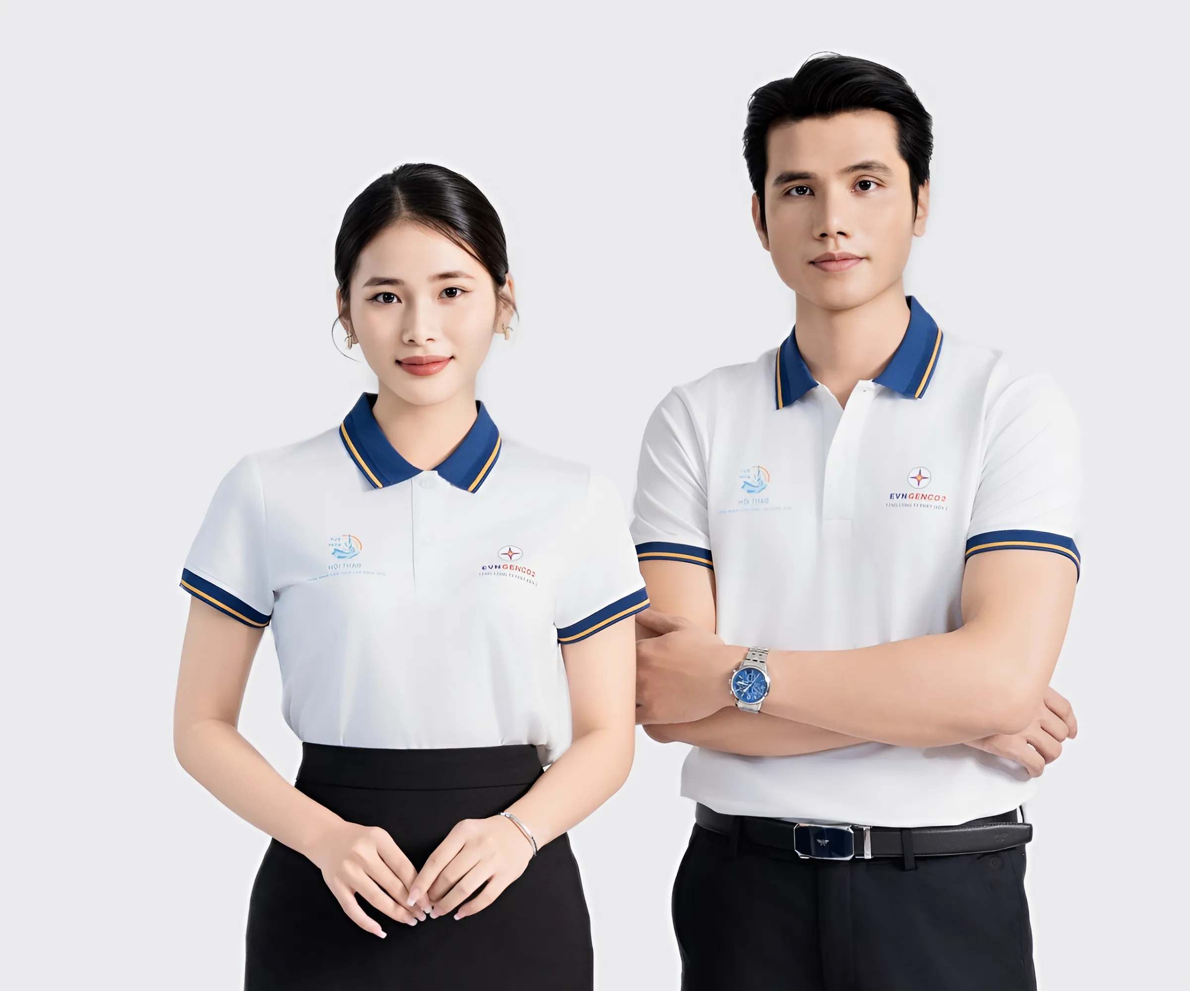 Áo polo đồng phục EVN trẻ trung