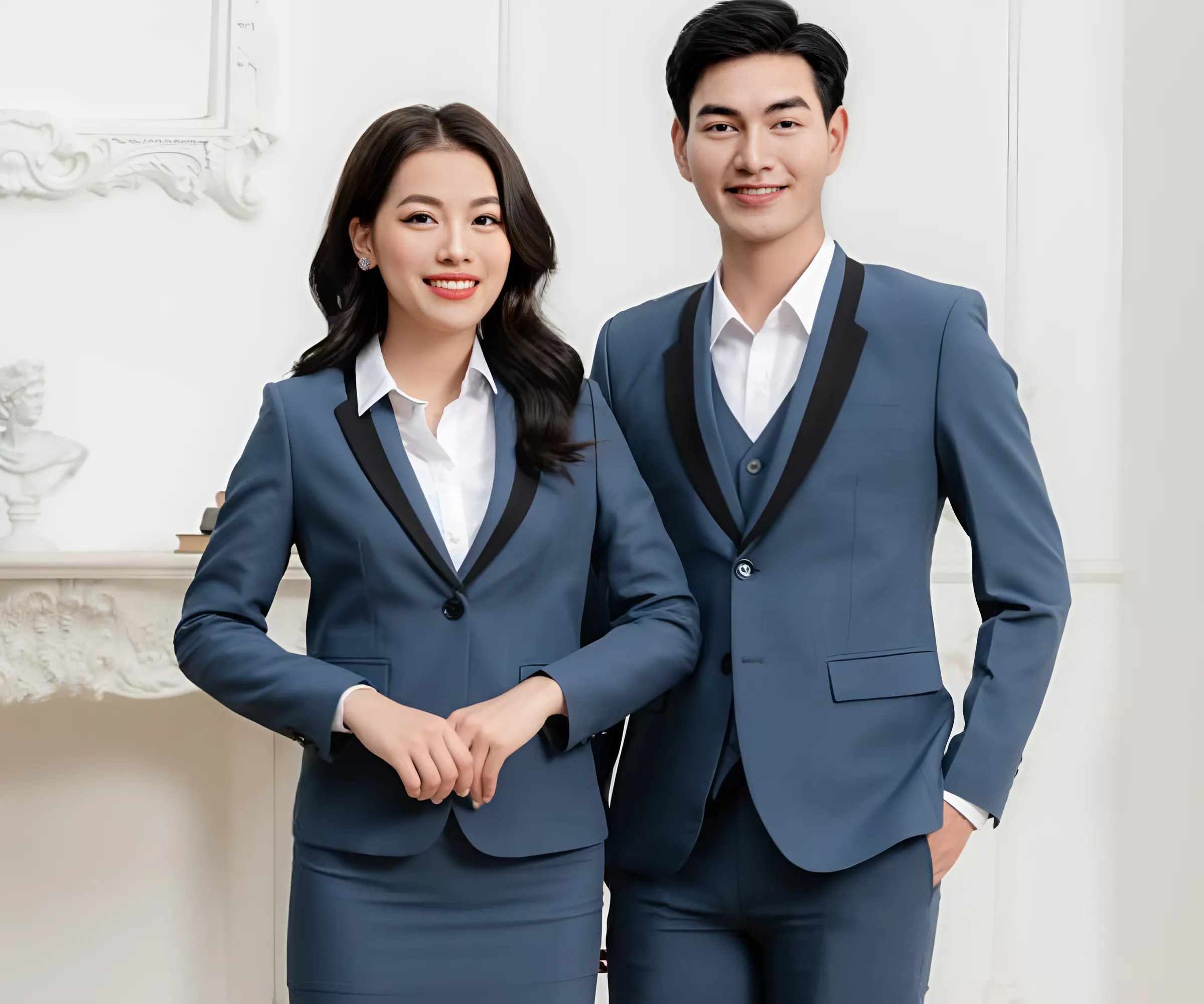 Nhân viên sẽ được tạo động lực làm việc nhờ đồng phục vest đẹp, chất lượng