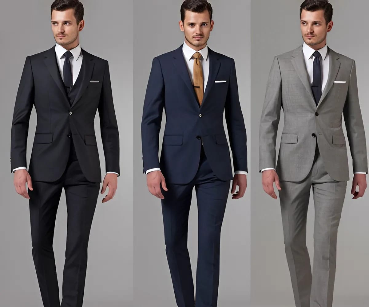 Đồng phục vest nam phối với quần tây cùng màu là lựa chọn nhất hiện nay