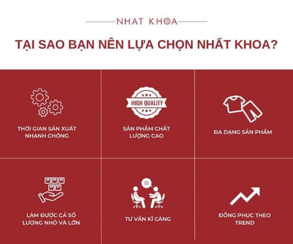 6 lý do bạn bạn nên may đồng phục tại Nhất Khoa Uniform