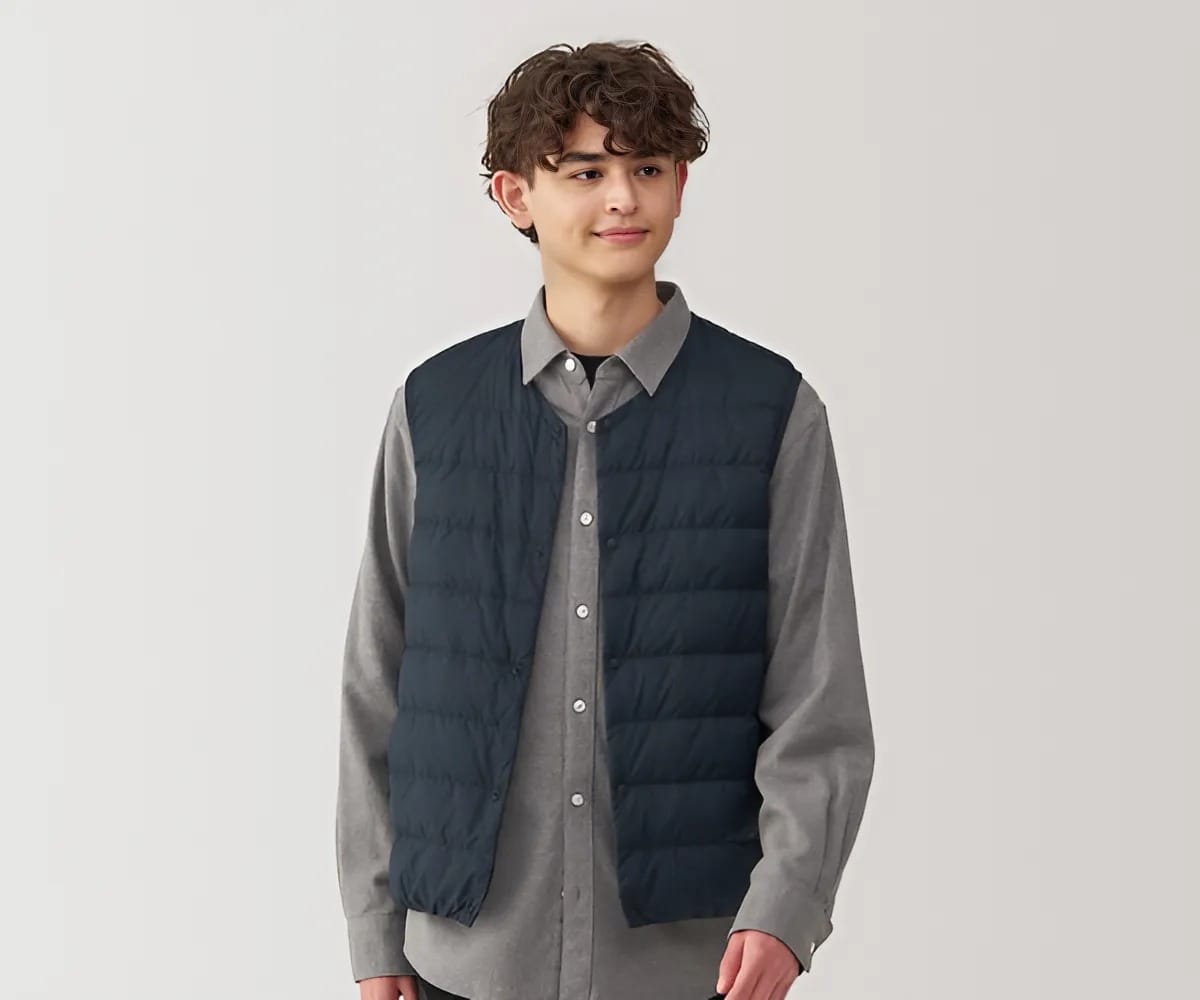Đồng phục vest Puffer giữ ấm mùa đông