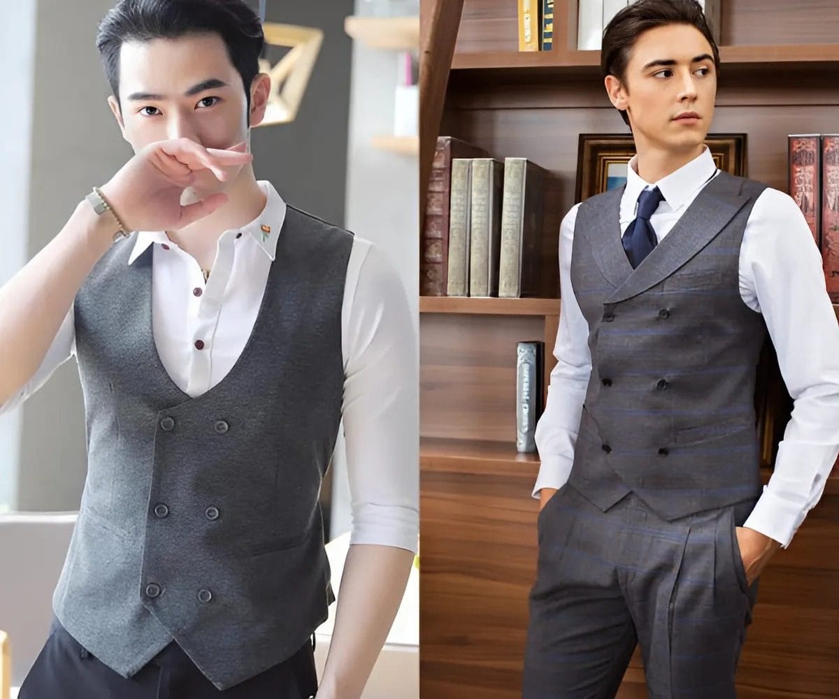 Đồng phục vest nam gile linh hoạt và đa năng