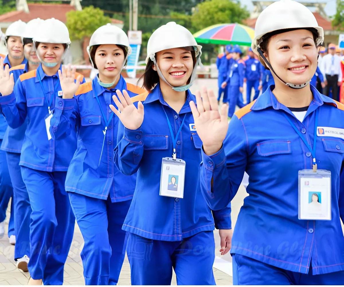 Người lao động phấn chấn hơn khi mặc đồng phục công nhân đẹp, thoải mái