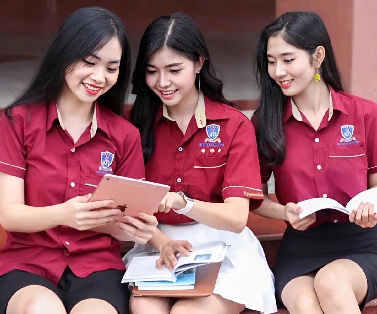 Áo sơ mi đồng phục Nguyễn Tất Thành thanh lịch, chỉn chu