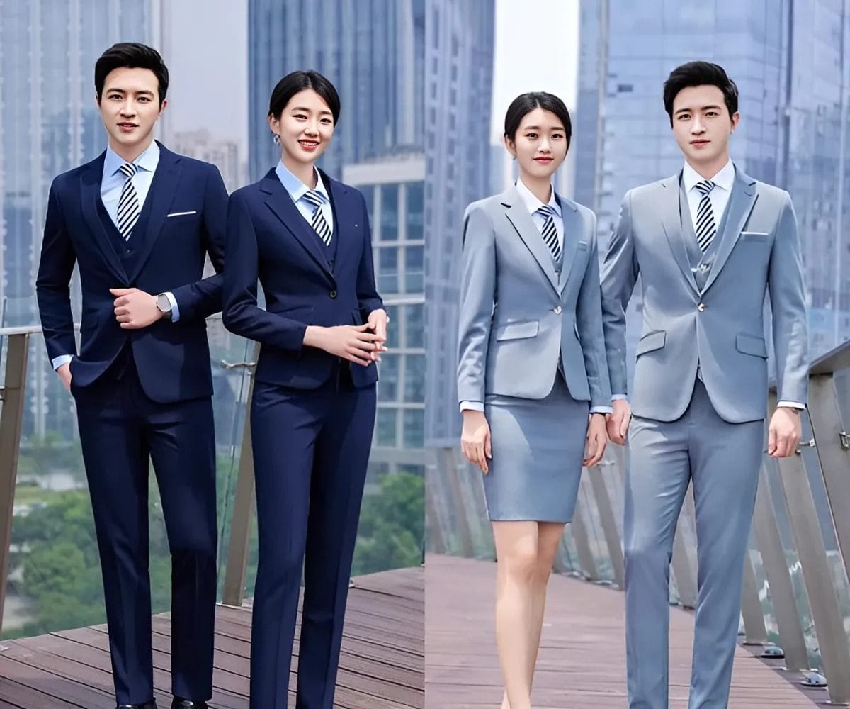 Đồng phục nhân viên suit vest phù hợp với những ngành nghề cân sự uy tín cao