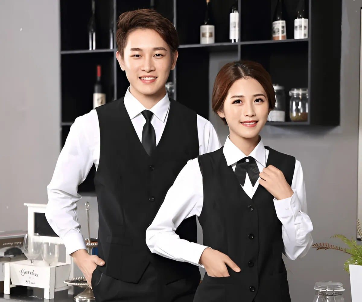 Áo gile đồng phục nhân viên phù hợp những ngành dịch vụ