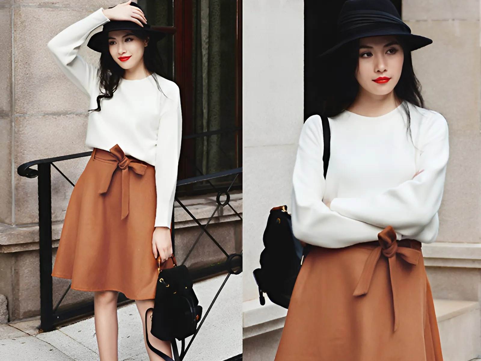 Chân váy ngắn giúp bạn khoe đôi chân thon dài