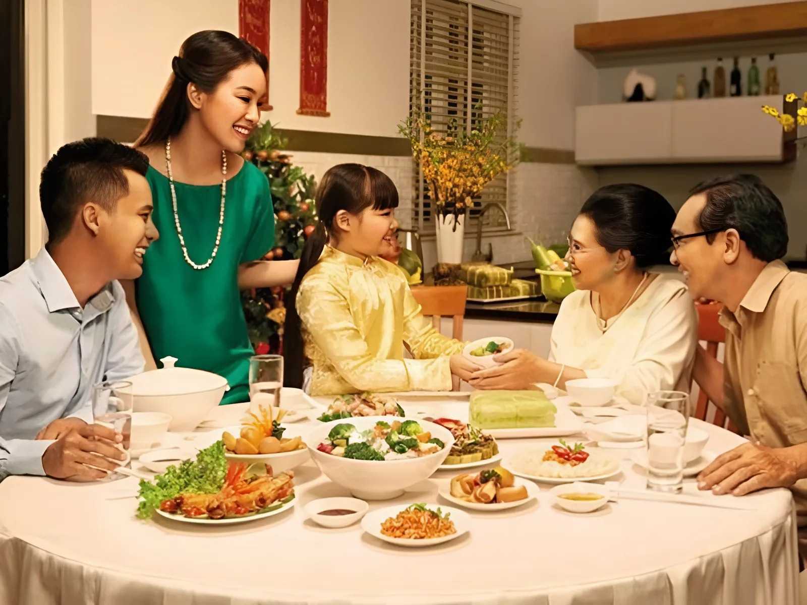 Tiệc tất niên giúp tăng sự gắn kết cho gia đình
