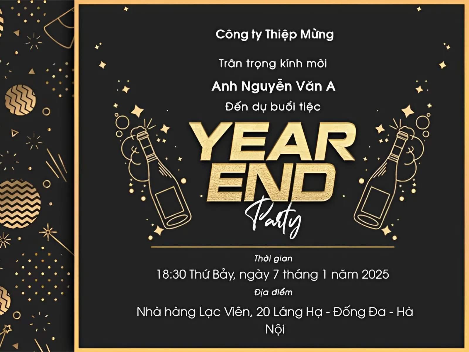 Thiệp mời cần được thiết kế chỉn chu, đẹp mắt
