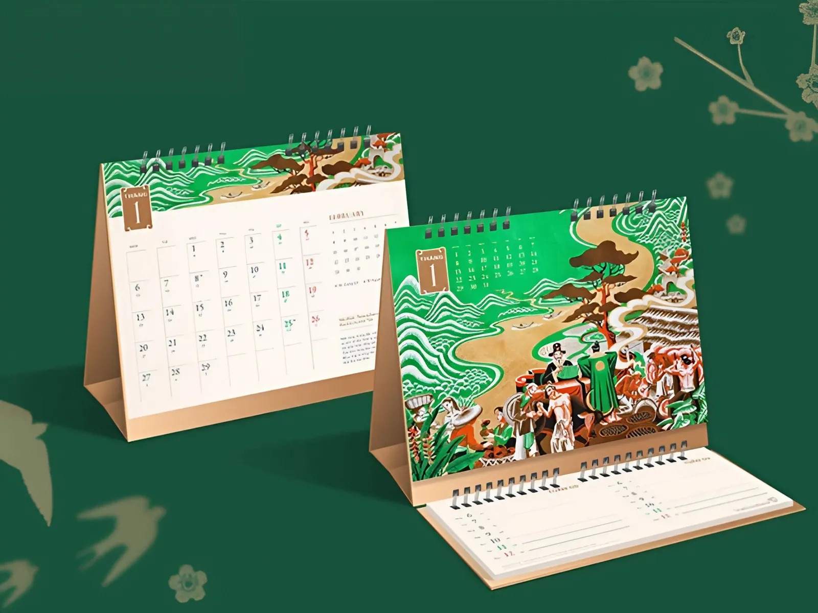 Bộ lịch Tết được nhiều công ty lựa chọn bởi chi phí rẻ