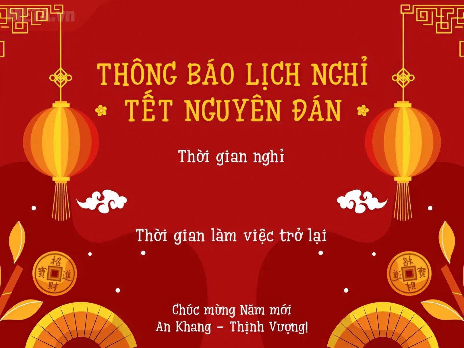 Thông báo về thời gian nghỉ và hoạt động là điều cần thiết cho mọi doanh nghiệp