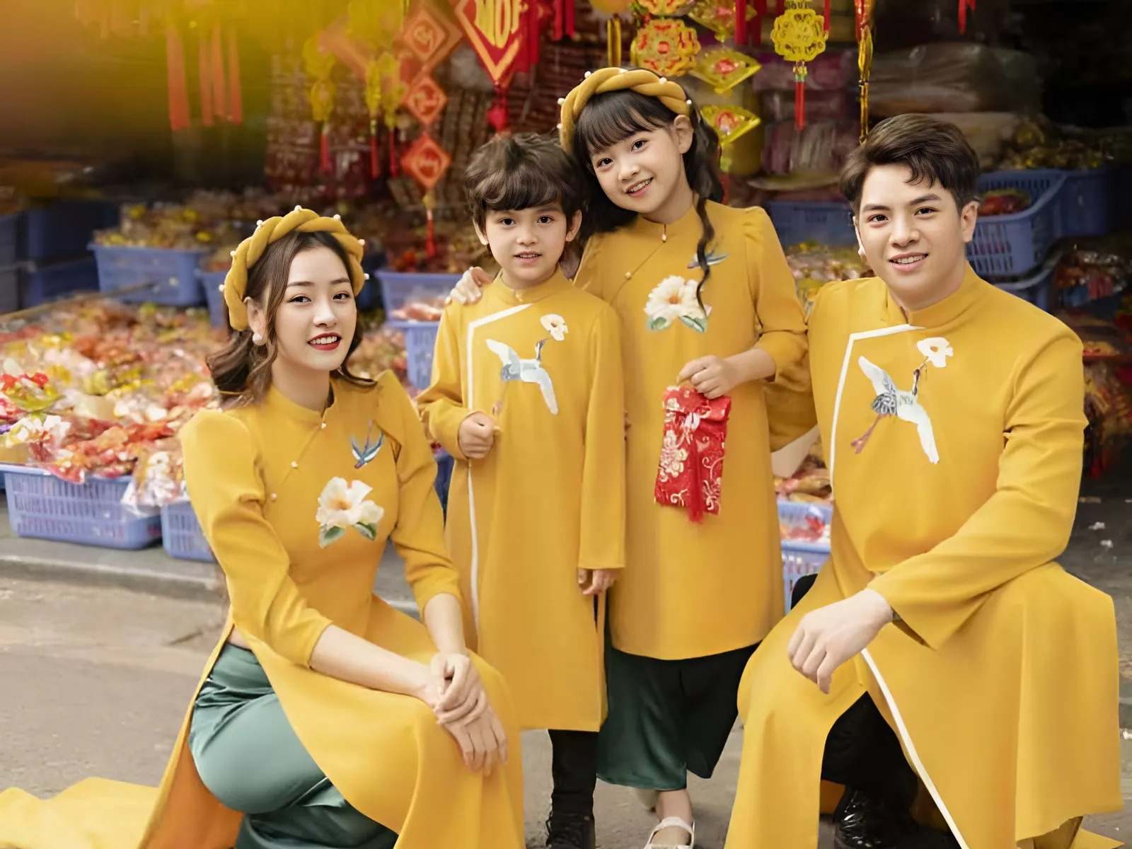 Màu vàng tượng trưng cho phú quý, tài lộc