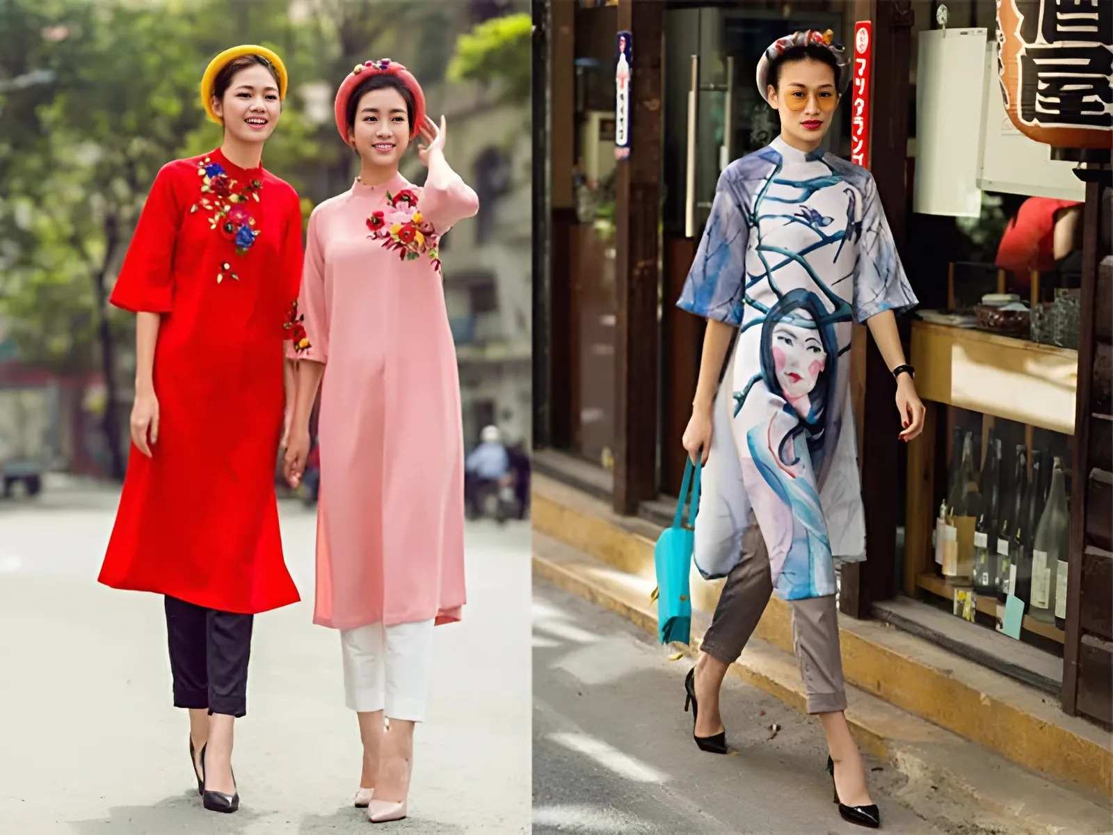 Các chi tiết trên áo dài cách tân nên được chú ý