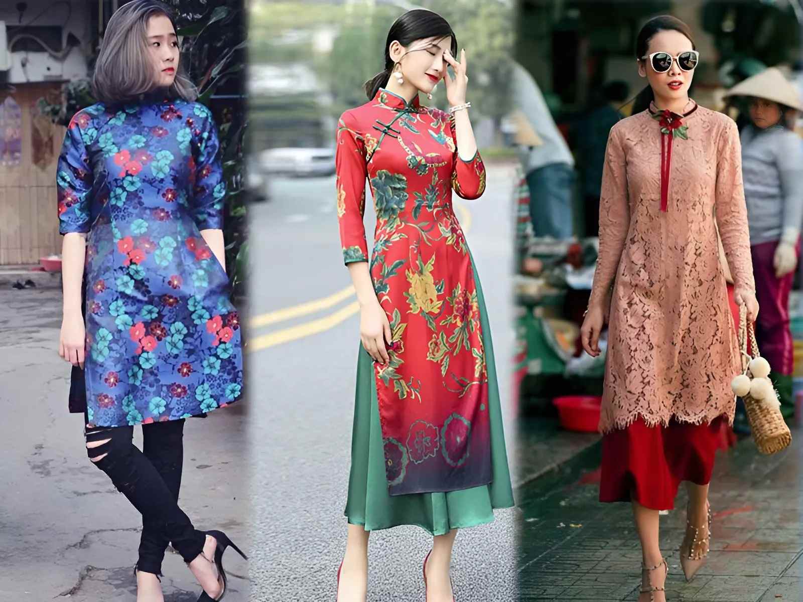 Họa tiết trên áo dài cũng cần được chú ý kỹ