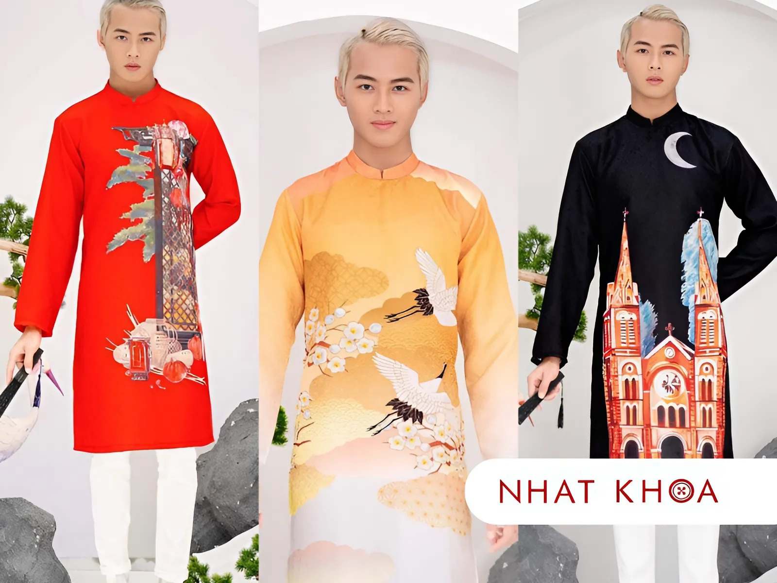 Top 5 Kiểu Áo Dài Ngày Tết Cách Tân Cho Nam Giới