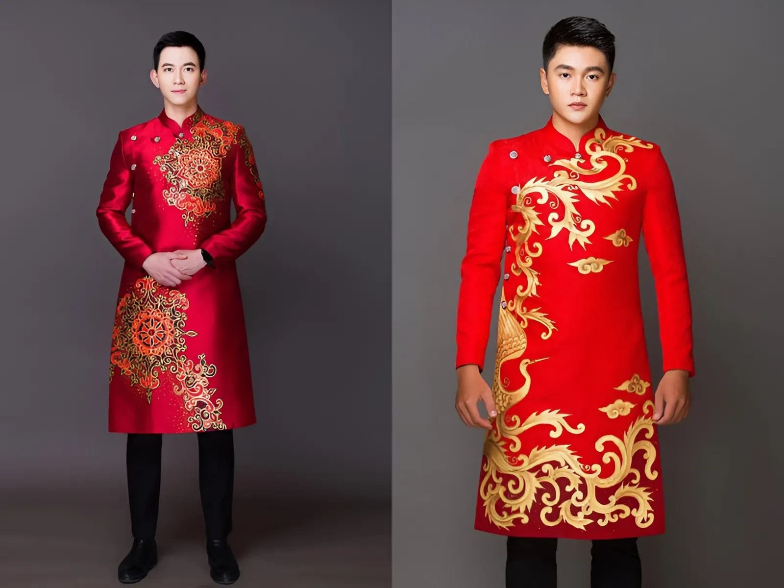 Áo dài cách tân vân sáng sang trọng, đẳng cấp