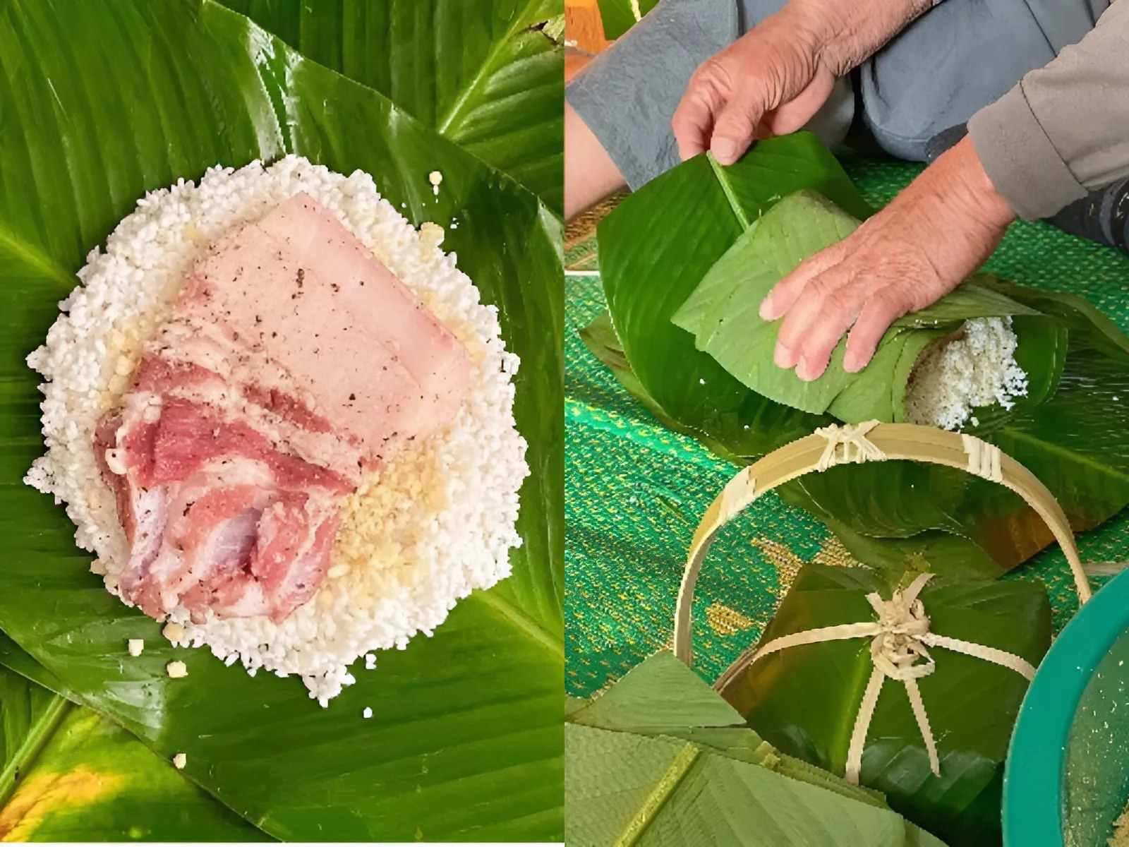 Gói bánh chưng, bánh tét là tục lệ không thể thiếu