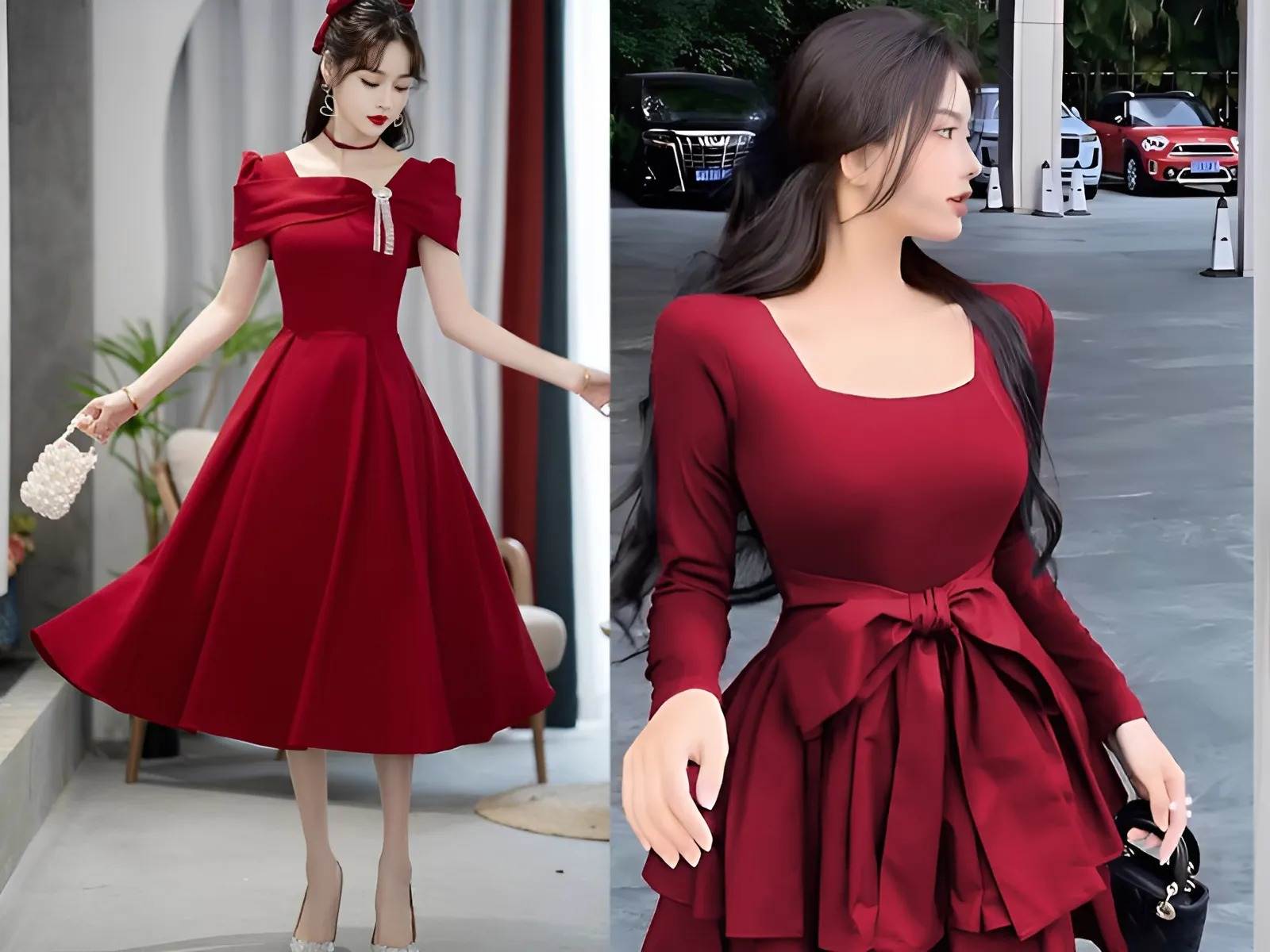Váy xòe nên thơ, lãng mạn