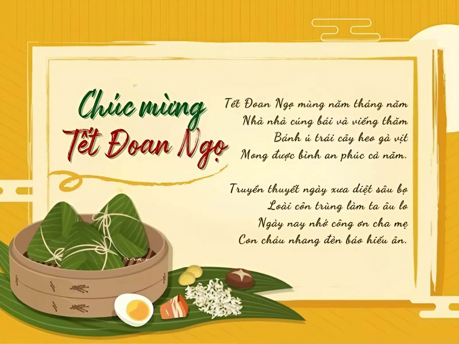 Tết Đoan Ngọ Việt Nam còn có tên khác là "Tết diệt sâu bọ"