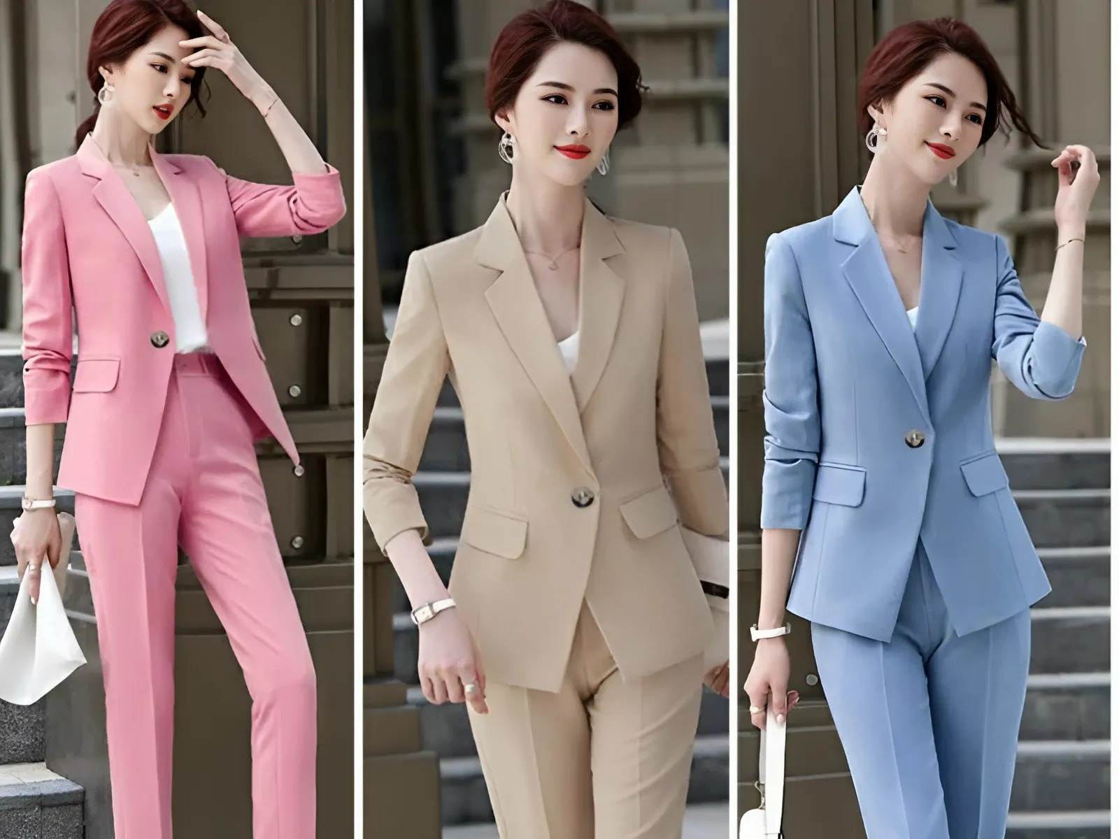 Phối đồng phục văn phòng với áo vest thể hiện sự dẳng cấp của bạn.