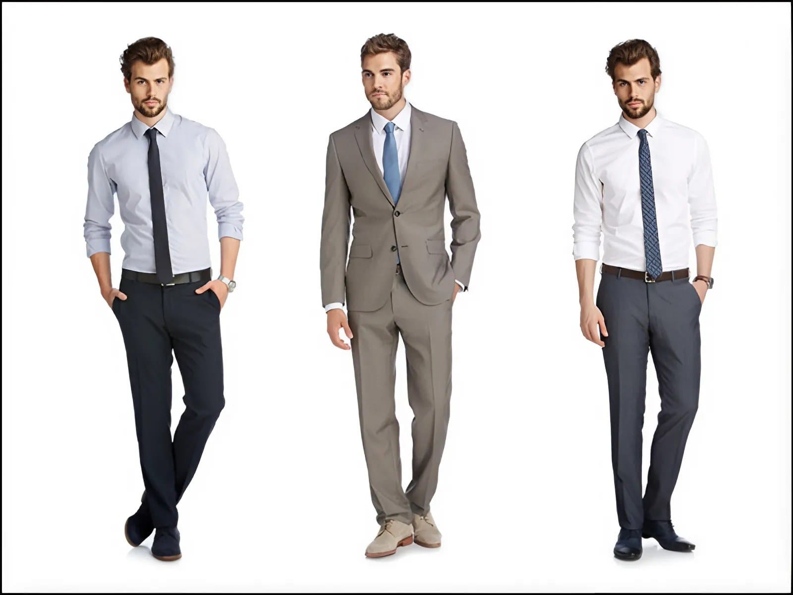 Áo sơ mi phối áo vest mang lại sự chuyên nghiệp và đáng tin cậy