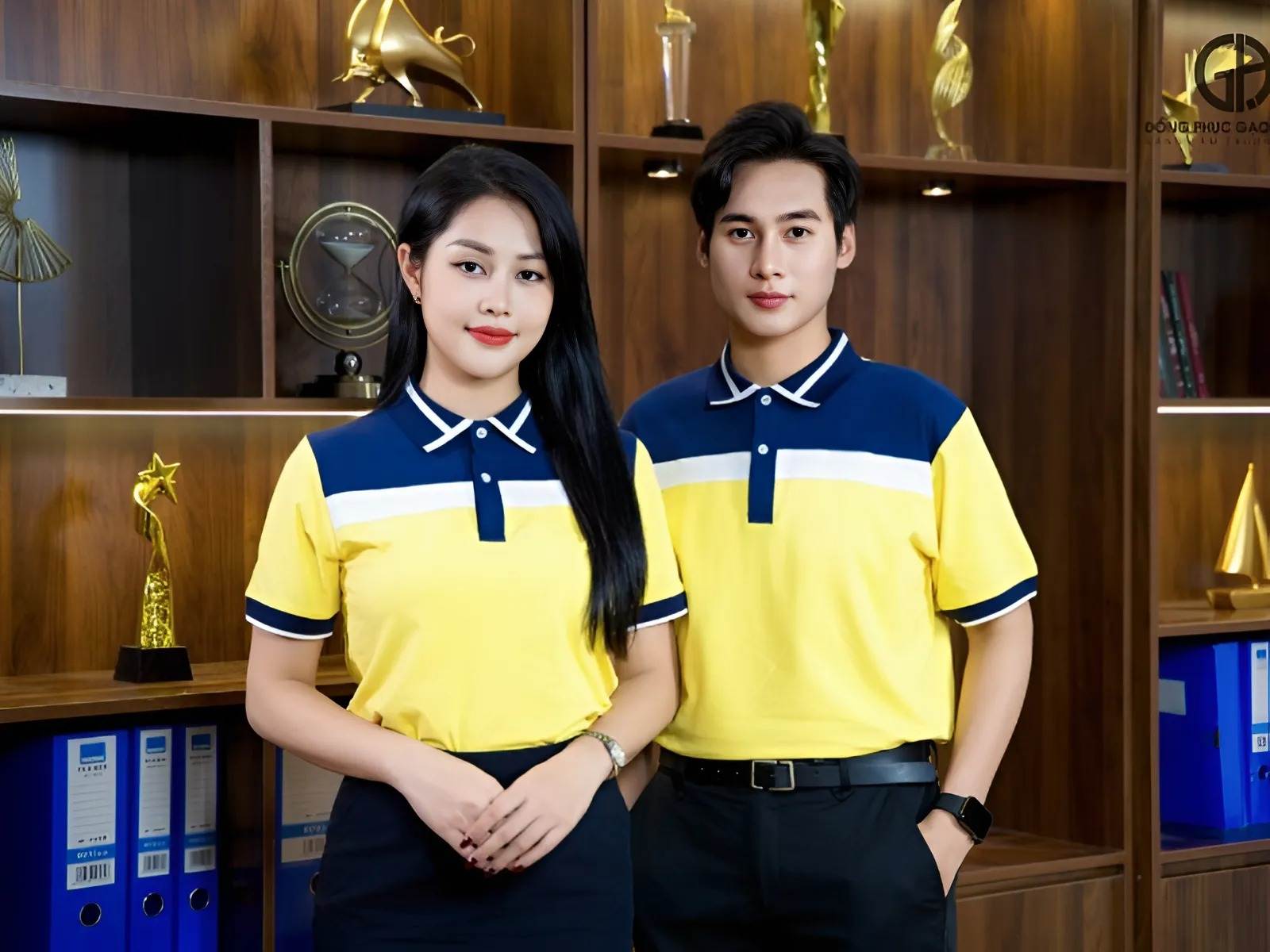 Đồng phục màu vàng tươi sáng