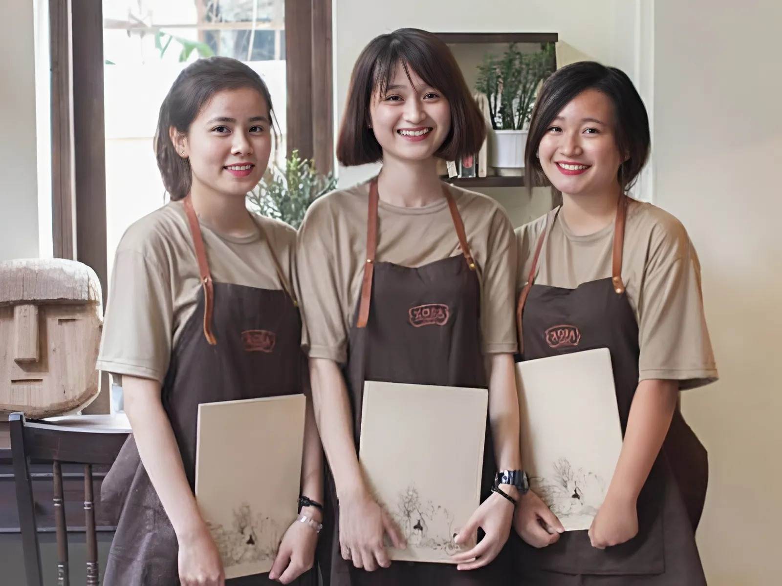 Tạp dề đồng phục đang được nhiều doang nghiệp chú trọng