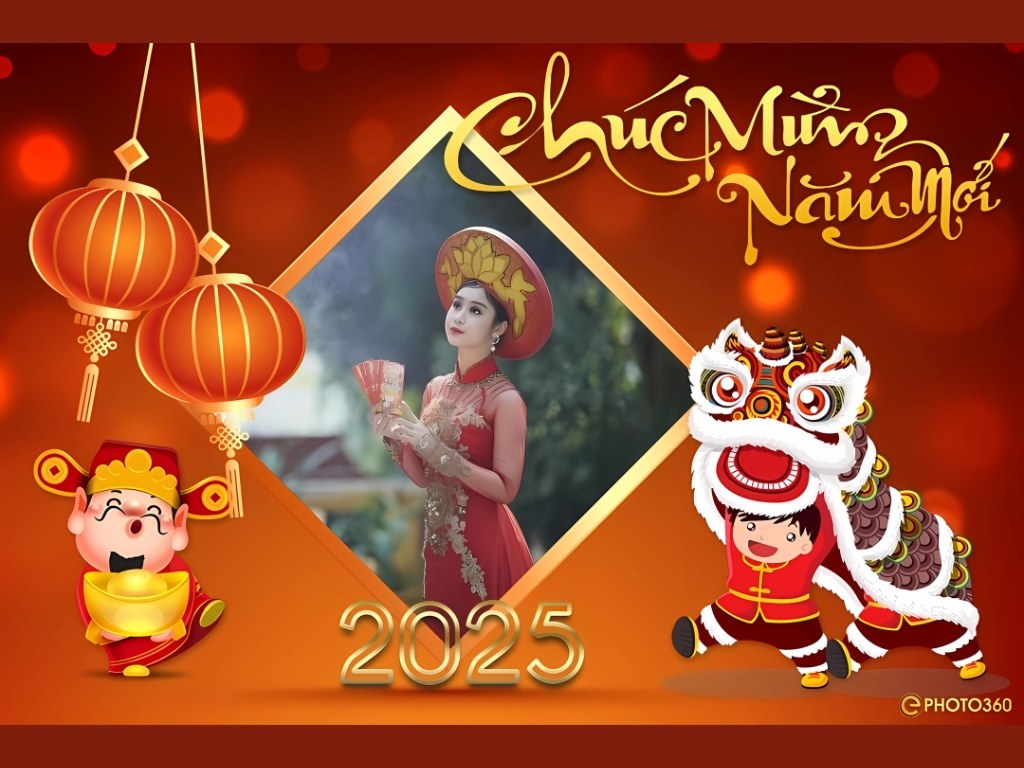 Ephoto360 là website chuyên cung cấp khung ảnh Tết online đẹp