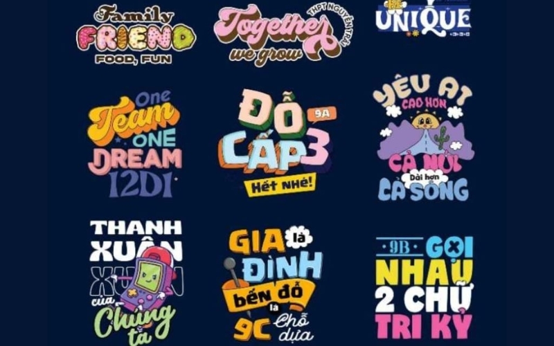 Một số hình ảnh logo lớp dễ thương mà bạn có thể tham khảo
