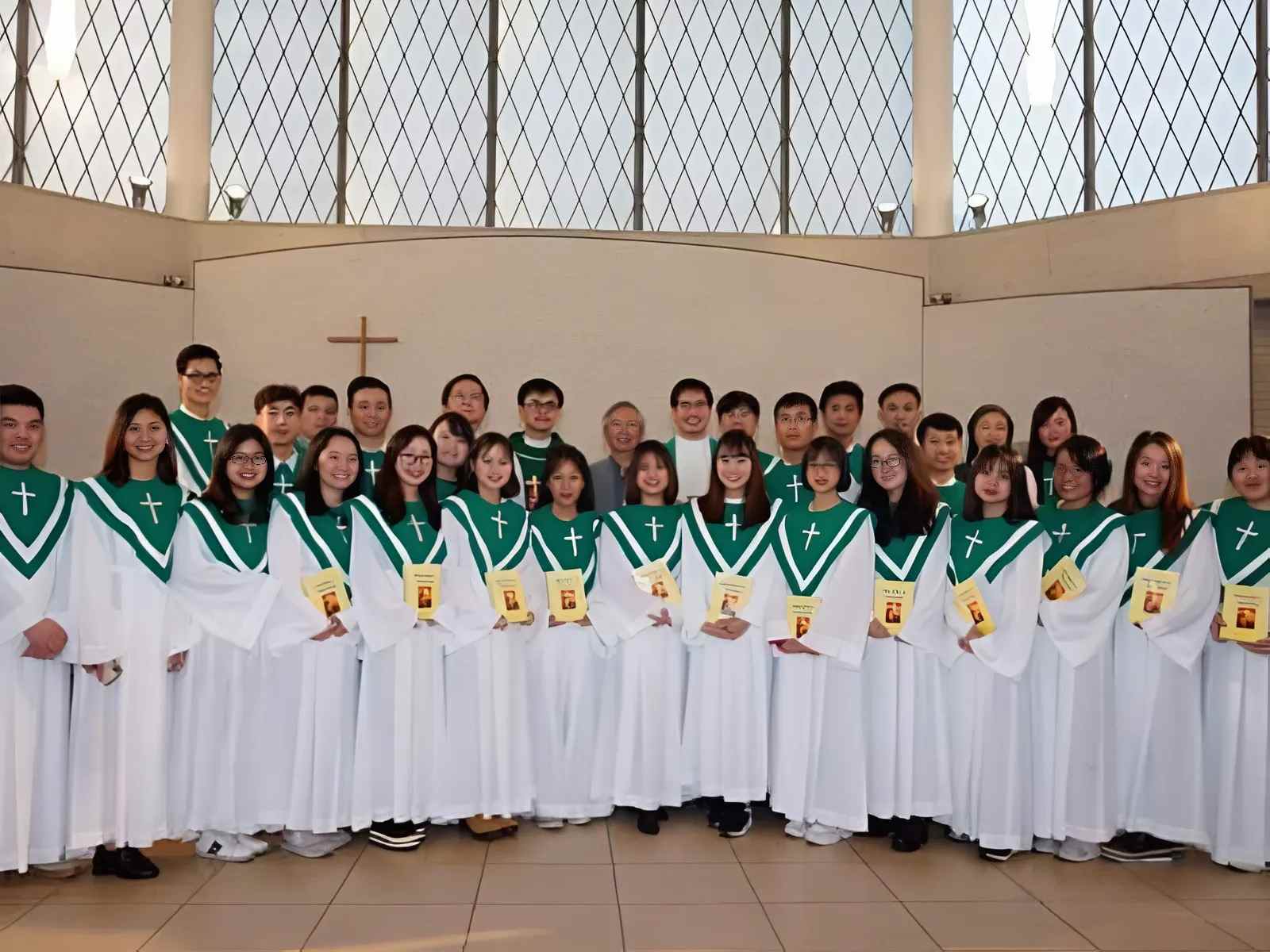 Áo đồng phục ca đoàn là biểu tượng của đức tin vào Chúa