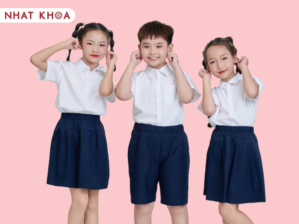 Áo đồng phục lớp tiểu học ở Nhất Khoa Uniform có giá cả hợp lý