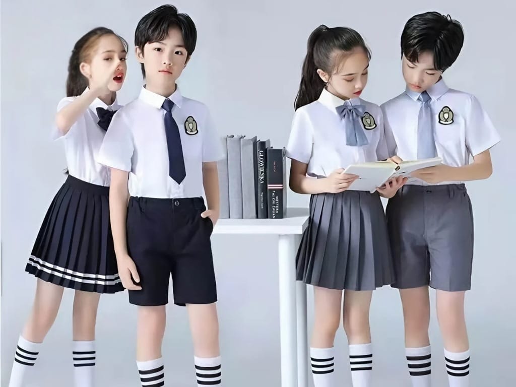Mặc áo đúng size giúp bé có vẻ ngoài gọn gàng và lịch sự hơn
