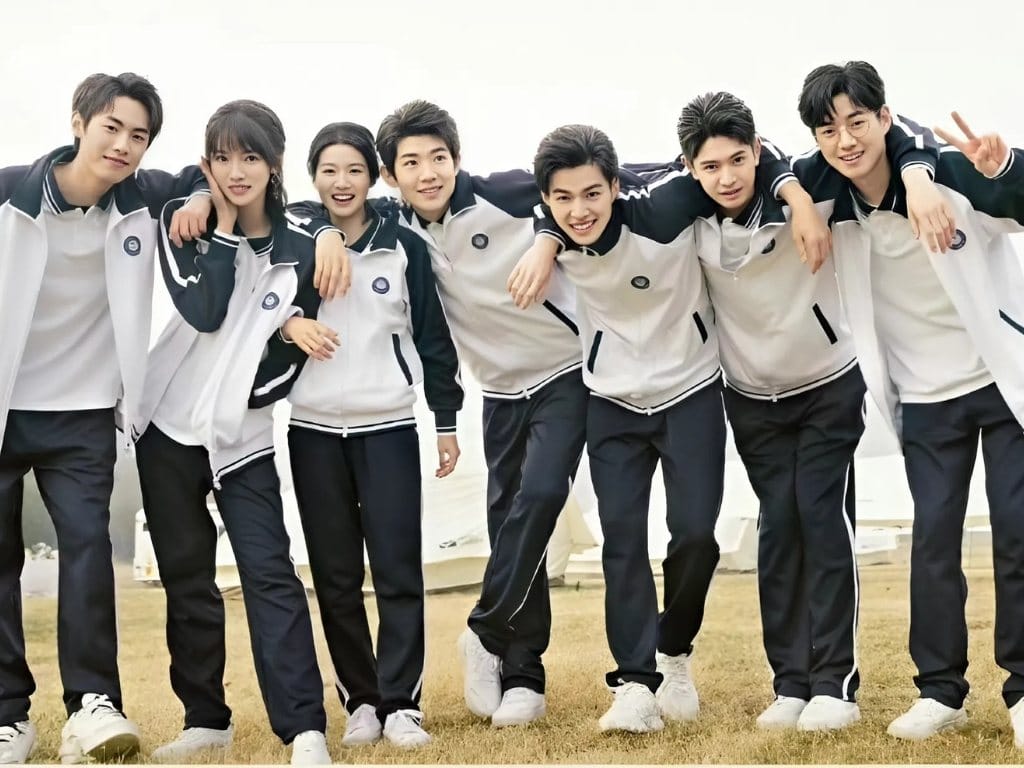 Áo và quần dài là mẫu đồng phục học sinh phù hợp với khí trời se lạnh