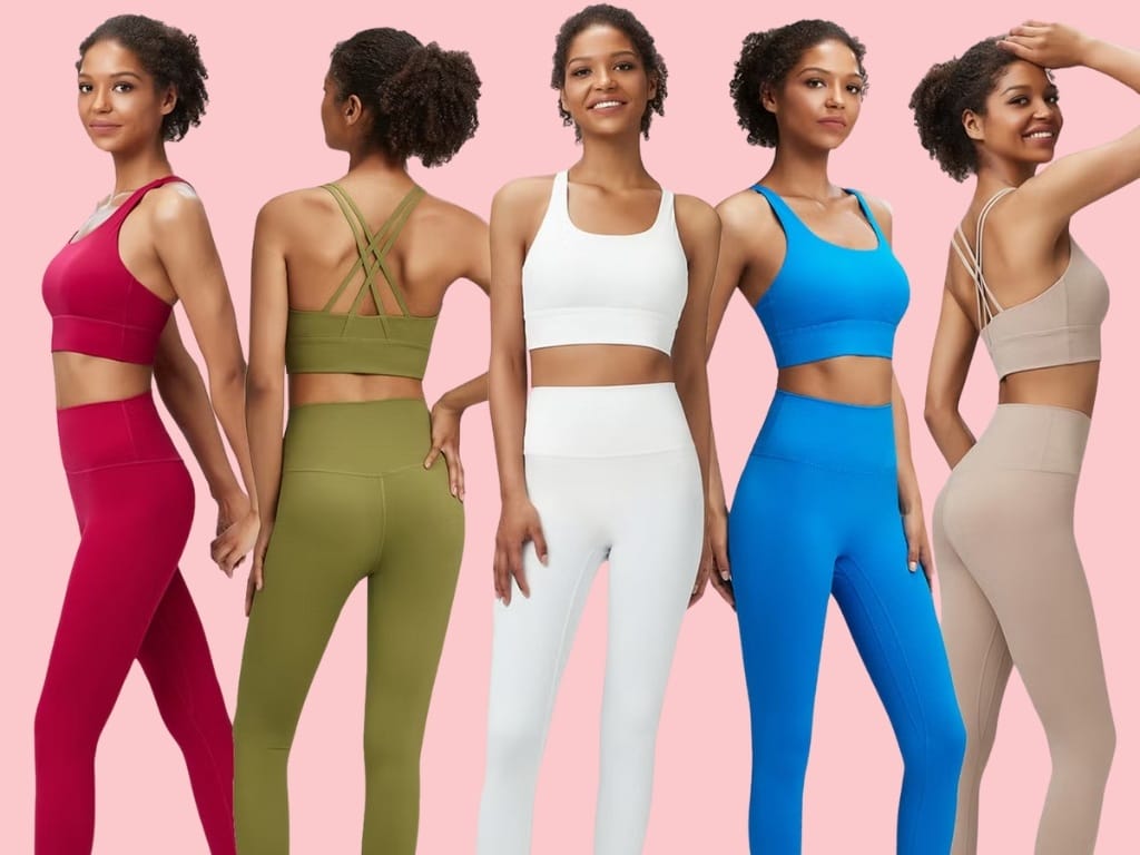 Quần legging kết hợp áo croptop là mẫu đồng phục giúp tôn dáng