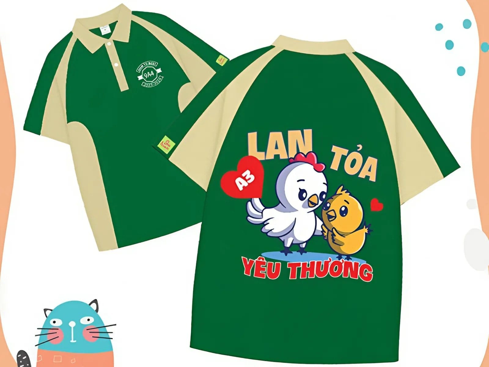 Logo đồng phục động vật dễ thương