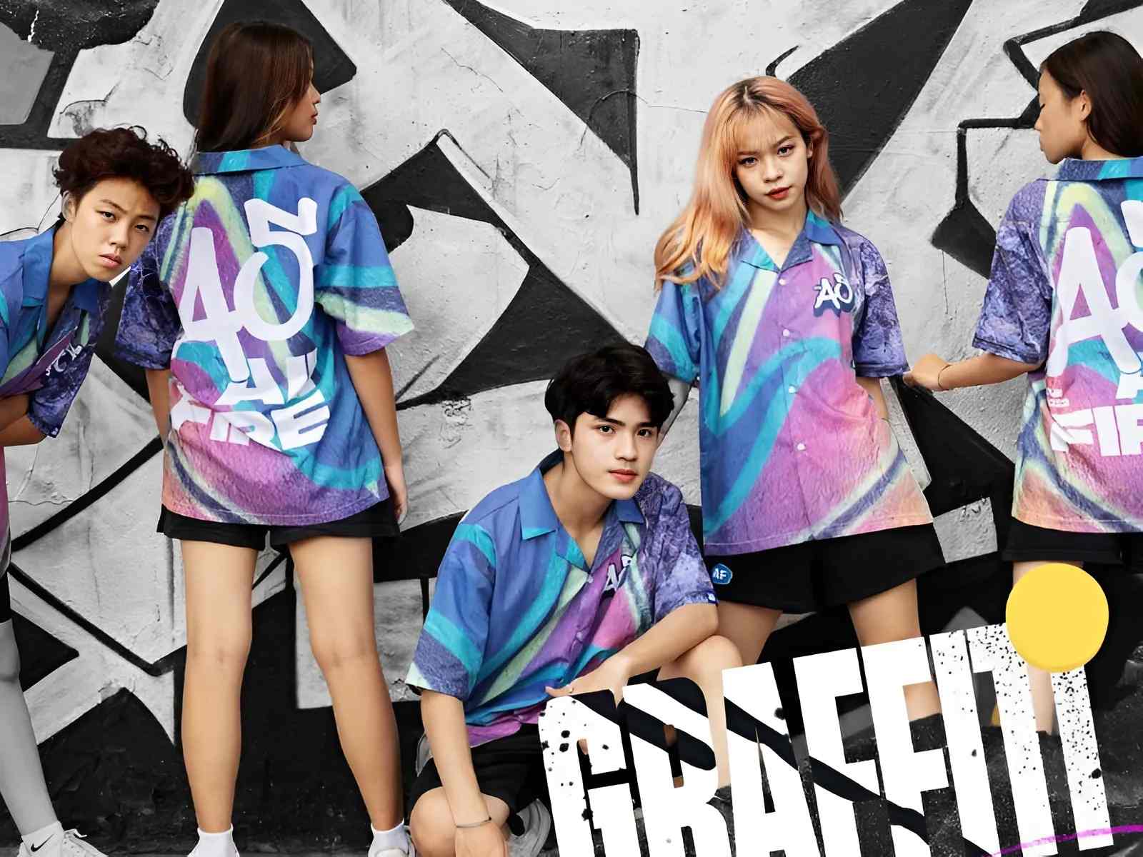 Logo phong cách Graffiti chất chơi