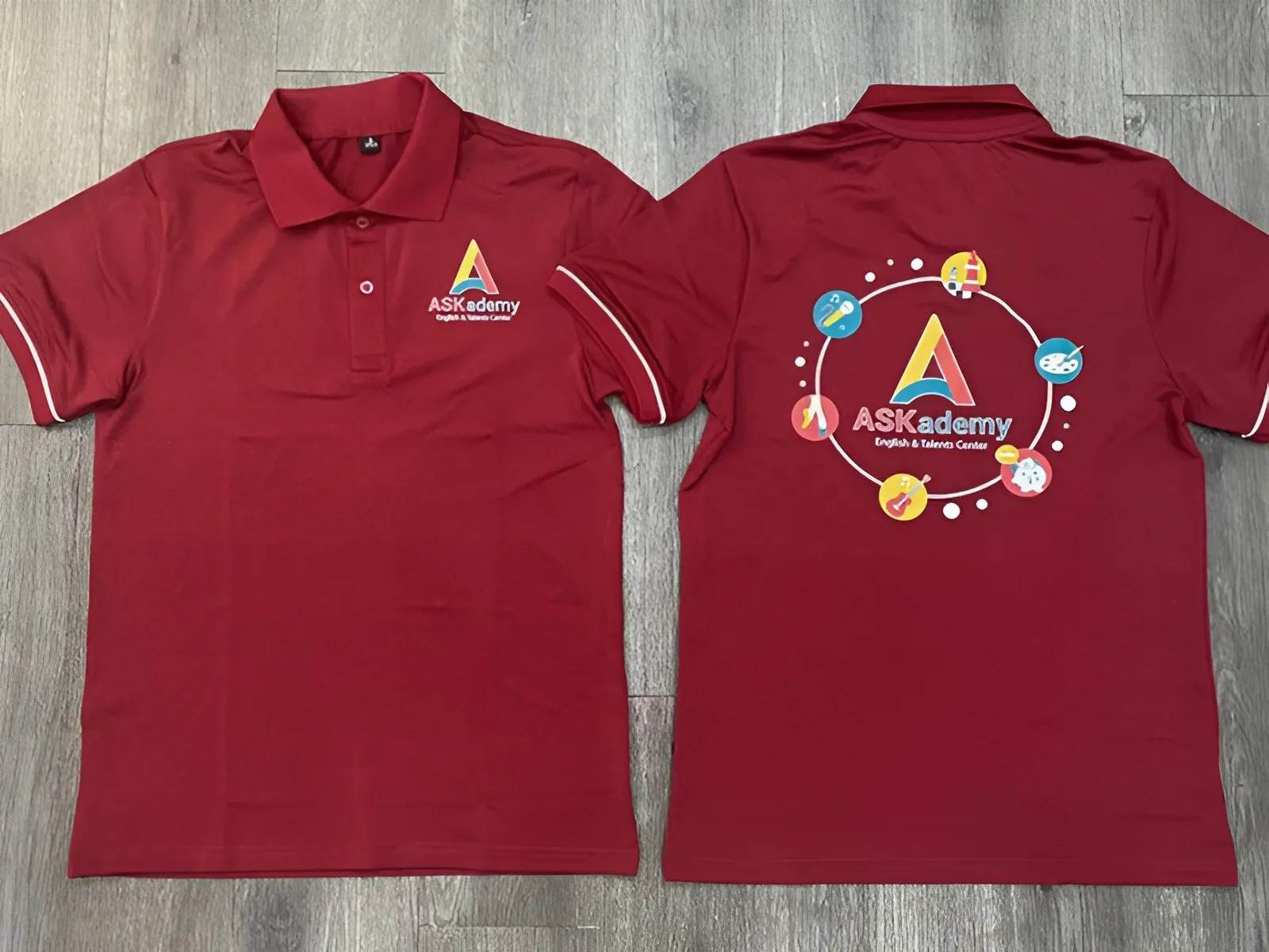 Số lượng màu sắc trong logo đồng phục ảnh hưởng trực tiếp đến chi phí