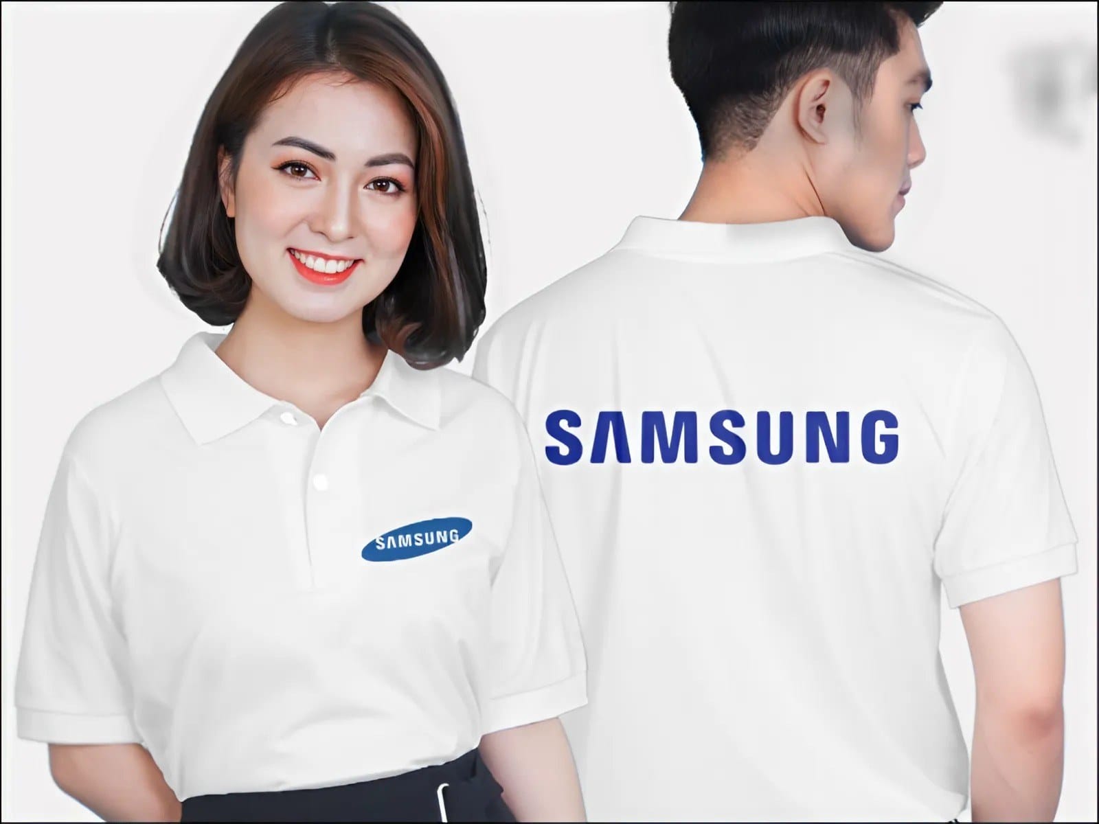 Logo đồng phục sau lưng áo