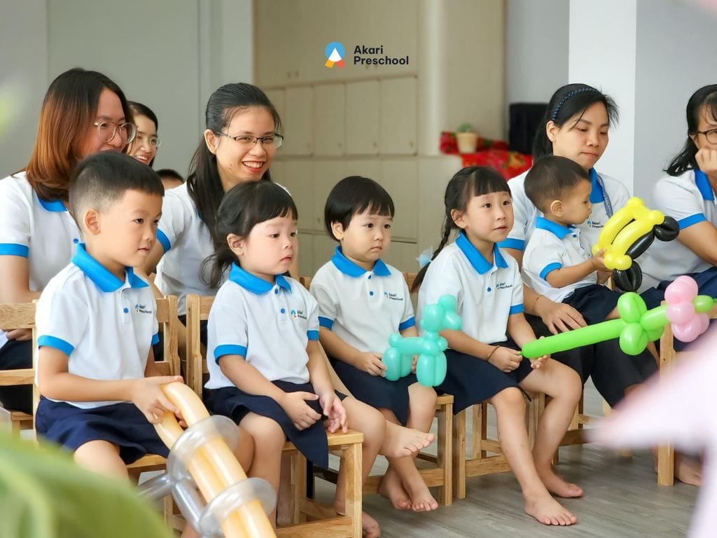 Đồng phục trường mầm non Akari do Nhất Khoa sản xuất