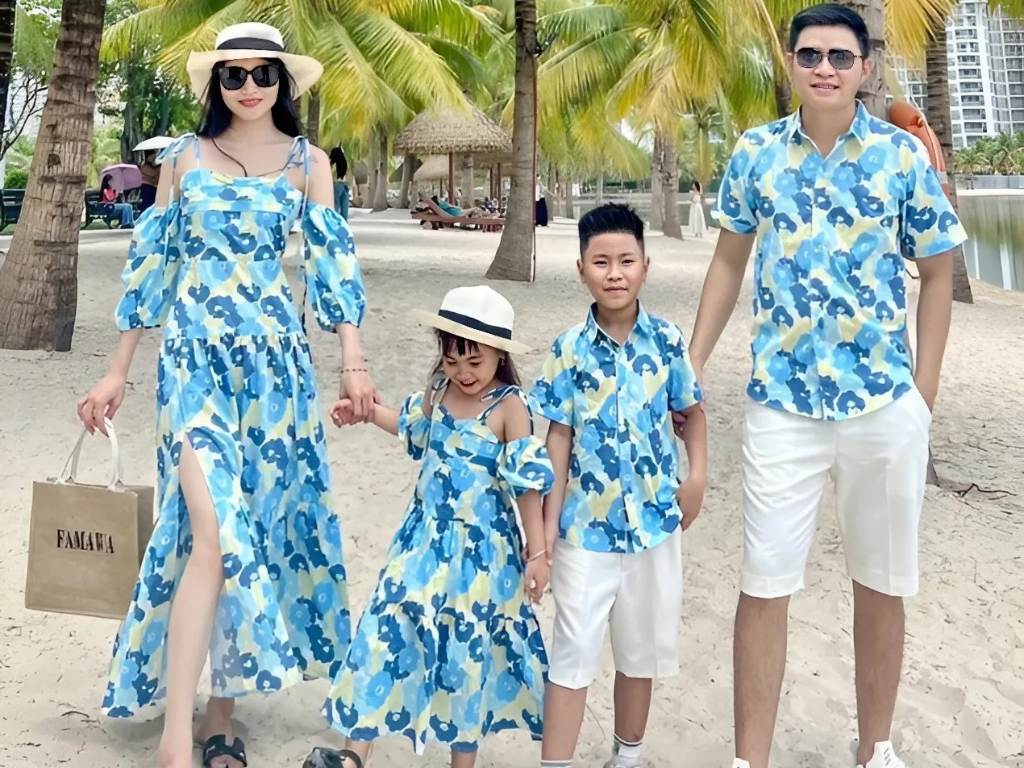 Set áo váy đi biển là lựa chọn hoàn hảo cho các nhóm có cả nam và nữ