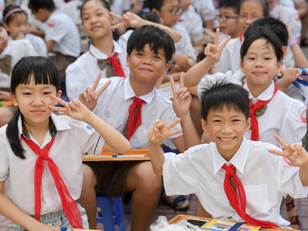 Mẫu áo đồng phục lớp 5 mang trong mình ý nghĩa vô cùng đặc biệt