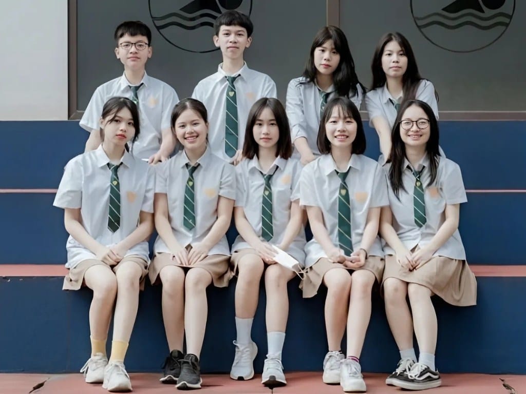 Các mẫu áo sơ mi đồng phục lớp đẹp thường sẽ có gam màu sáng