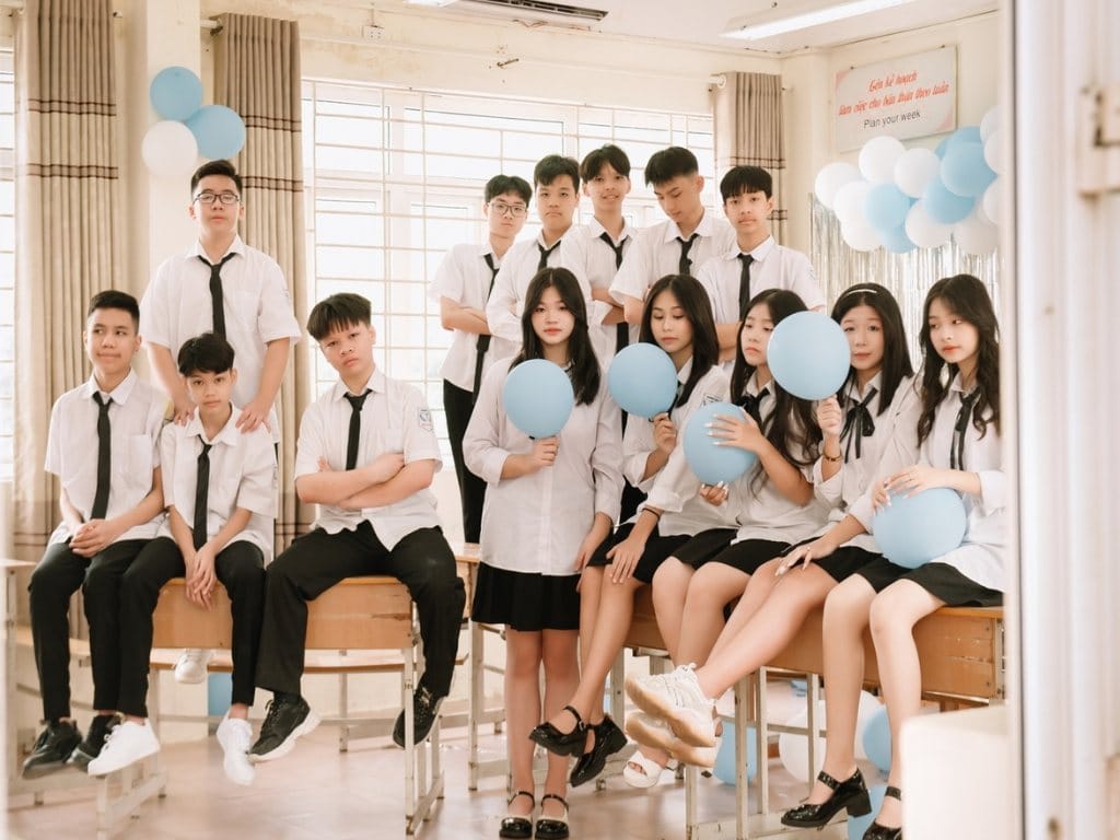 Ảnh đồng phục học sinh luôn mang những giá trị tinh thần sâu sắc